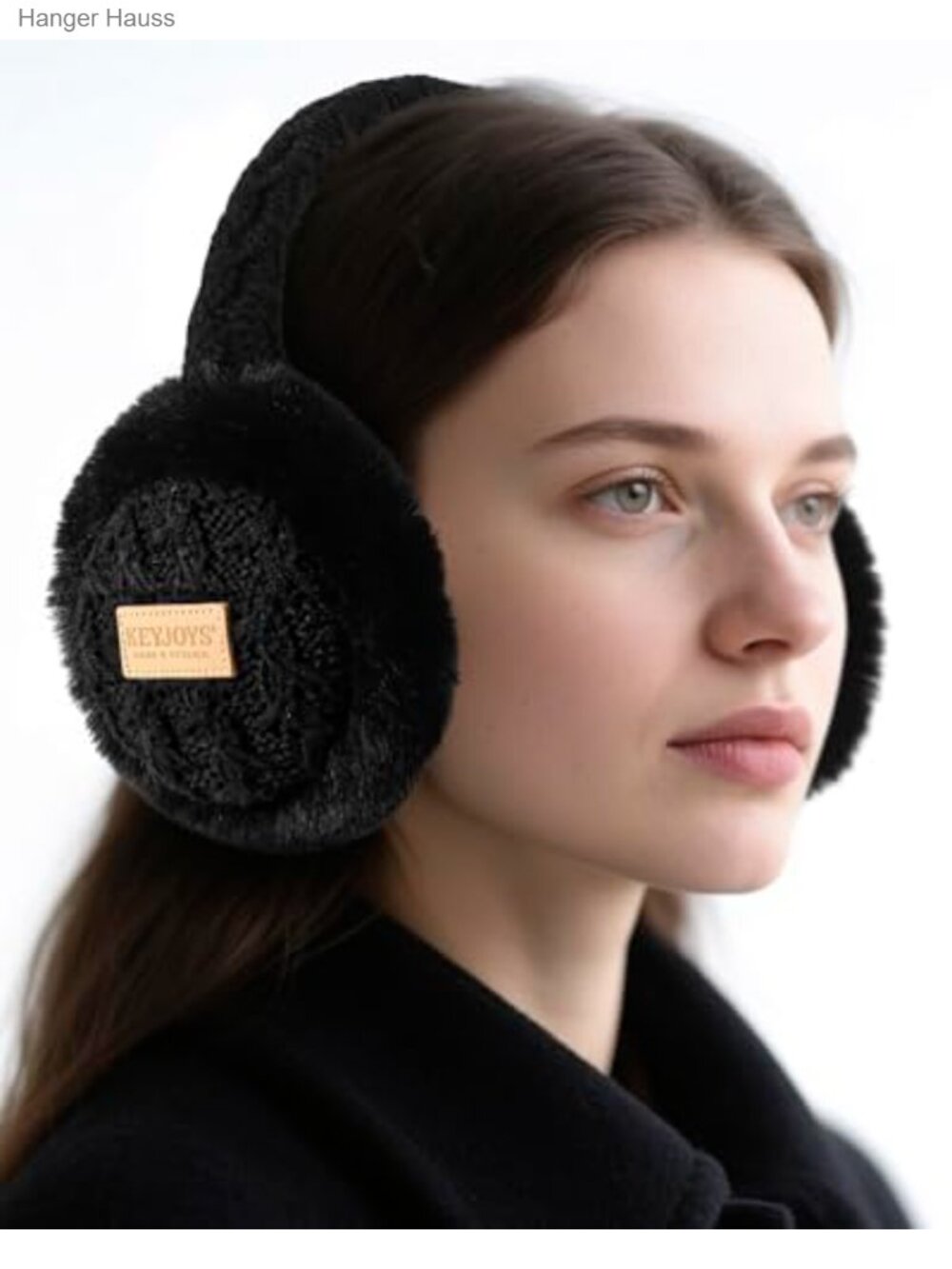Fluffy Faux Fur Fleece Foldable Earmuffs Adjustable Winter Ear Warmers